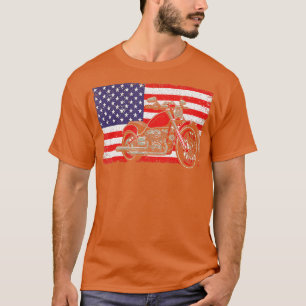 T-shirt Conception cool Vintage Moto Pour Hommes Femmes En