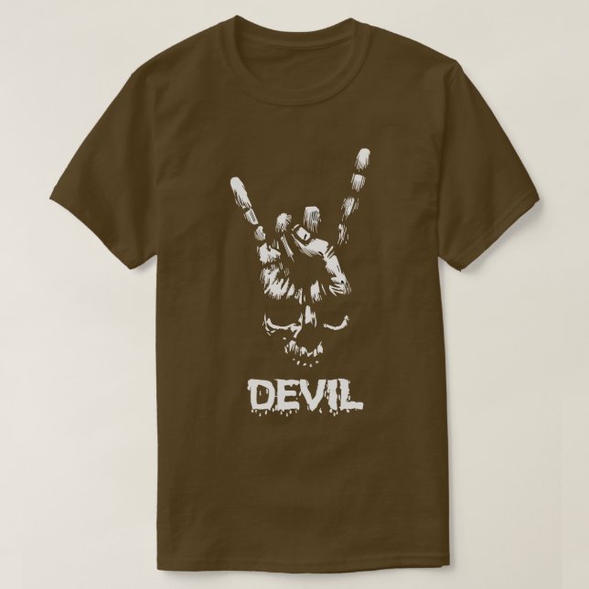T-shirt Conception créative du Cool diable (Design devant)