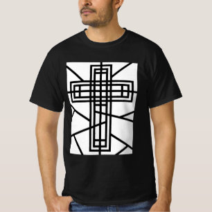 T-shirt Conception croisée Abstraite