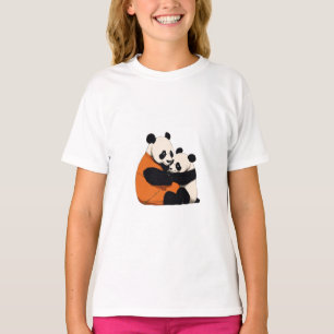 T-shirt Conception d'accrochage de panda - Cuisine & Coeur