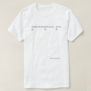 T-shirt CONCEPTION D'ADN/ TOUTES LES TAILLES/ ZAZZLE /mmét