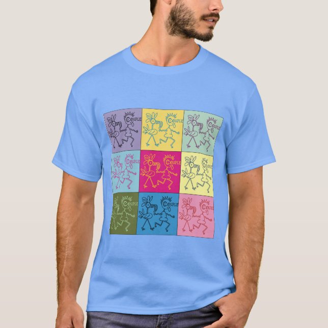 T-shirt Conception d'affiches de théâtre Odd Couple (Devant)