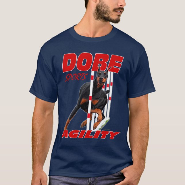 T-shirt Conception d'agilité de sports de Dobe (Devant)