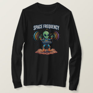 T-shirt Conception d'alien Thérémine de fréquence spatiale