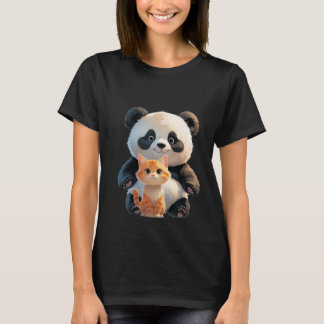 T-shirt Conception d'amitié d'animaux mignons