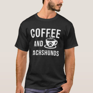 T-shirt Conception d'amour de café de teckel cadeau drôle