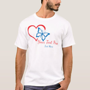 T-shirt Conception d'amour et de romance avec des éléments