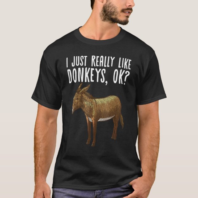 T-shirt Conception d'âne pour hommes femmes Mule élevage a (Devant)