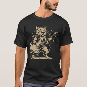 T-shirt Conception d'animal de dessin animé amateur de mus