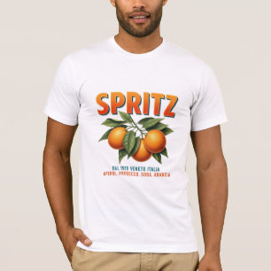 T-shirt Conception d'apéritif italien Spritz vintage