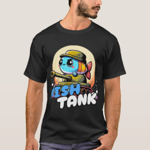 T-shirt conception d'aquariophile de réservoir de poissons