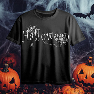 T-shirt Conception d'araignée d'Halloween farce ou attrape
