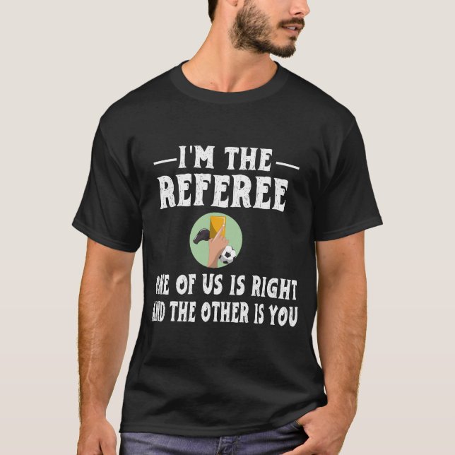 T-shirt Conception d'arbitre drôle pour hommes femmes Spor (Devant)