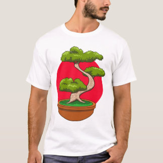 T-shirt Conception d'arbre en pot