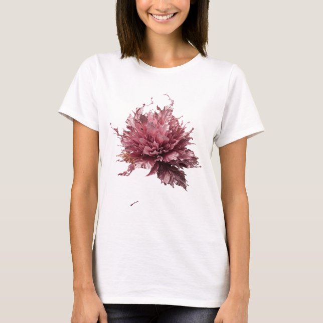 T-shirt Conception d'art abstrait argent chic (Devant)