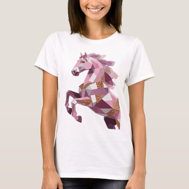 T-shirt Conception d'art abstrait argenté frais v2 (Devant)