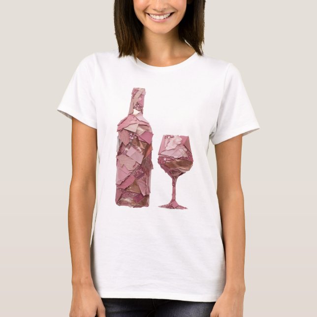 T-shirt Conception d'art abstrait or captivante (Devant)