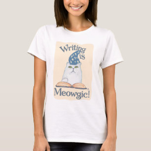 T-shirt Conception d'art de chat de dessin animé de magie