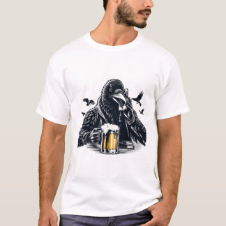 T-shirt Conception d'art de la bière de téléphone