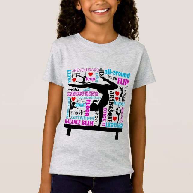 T-Shirt Conception d'art de souterrain de gymnastique (Devant)