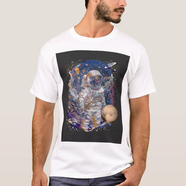 T-shirt Conception d'astronautes. (Devant)