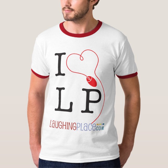 T-shirt Conception d'avant d'I (coeur) LP (Devant)