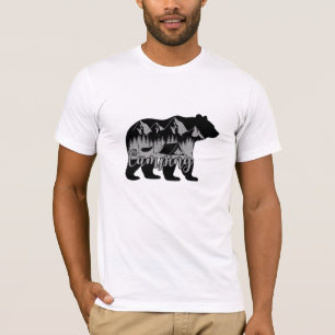 T-shirt Conception d'aventure de camping rustique"