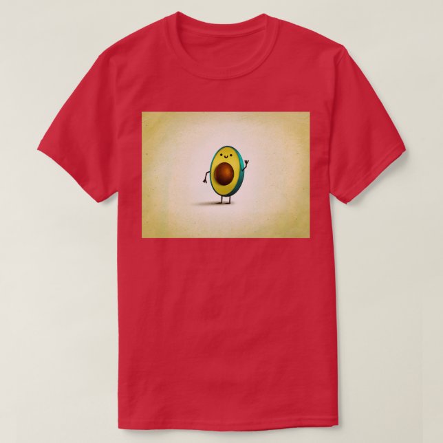 T-shirt Conception d'Avocado minimaliste (Design devant)