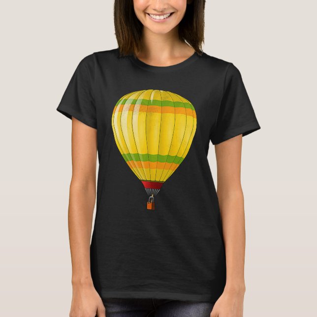 T-shirt Conception de ballons à air chaud de ballons assor (Devant)