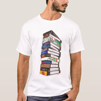 T-shirt Conception de bandes de VHS