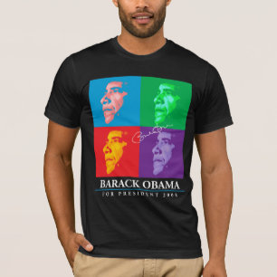 T-shirt Conception de Barack Obama Andy