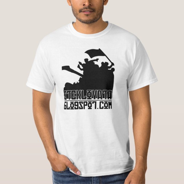 T-shirt Conception de base de logo de Steklovata.Blogspot (Devant)