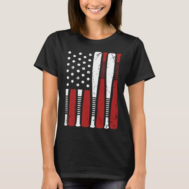 T-shirt Conception de baseball pour garçons lanceurs et re (Devant)