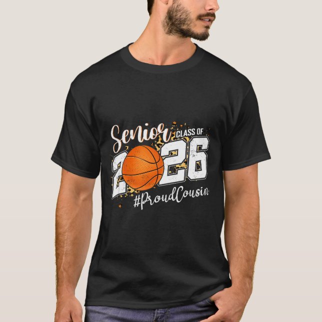 T-shirt Conception de basket-ball senior Cousin fier 2026 (Devant)