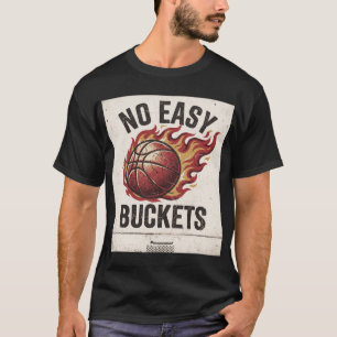 T-shirt Conception de basketball rétro Pas de paniers faci