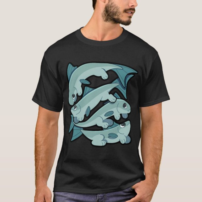 T-shirt Conception de bateau de pêche drôle et intelligent (Devant)
