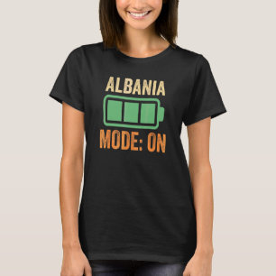 T-shirt Conception de batterie en mode Albanie