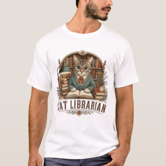T-shirt Conception de bibliothèque livresque de bibliothéc