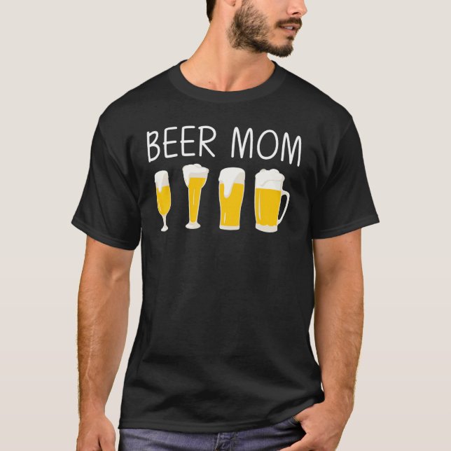T-shirt Conception De Bières Pour Maman Femmes Cerveza Boi (Devant)