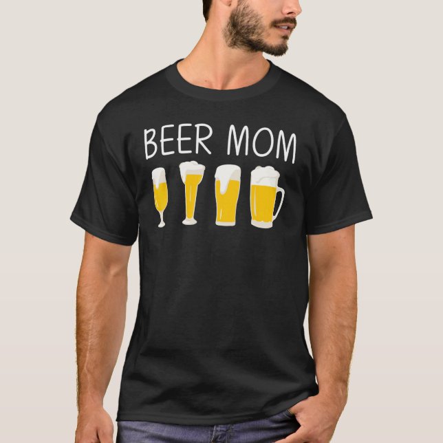 T-shirt Conception De Bières Pour Maman Femmes Cerveza Boi (Devant)