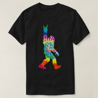 T-shirt Conception de Bigfoot Paix Tie-Dye