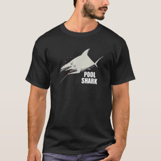 T-shirt Conception de billard Pool Shark pour joueur de bi