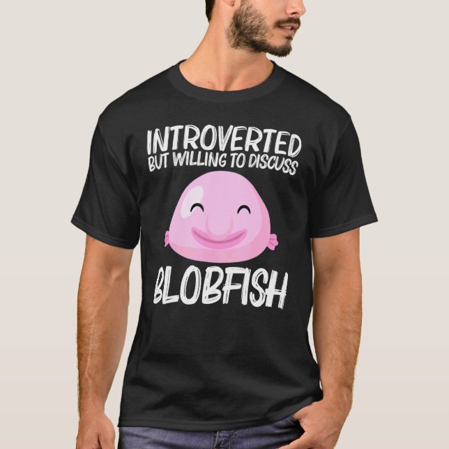 T-shirt Conception de blobfish cool pour hommes femmes pêc (Devant)