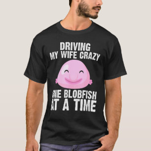 T-shirt Conception de blobfish cool pour hommes papa pêche