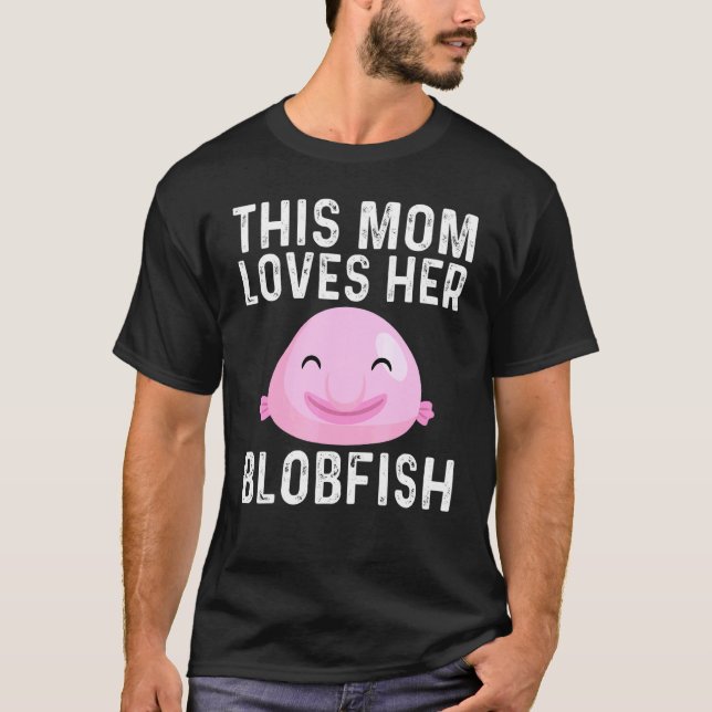 T-shirt Conception de Blobfish Cool pour les pêcheurs de p (Devant)