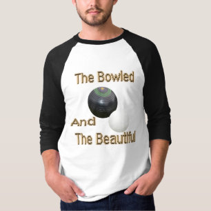 T-shirt Conception de boules de pelouse magnifiquement jou