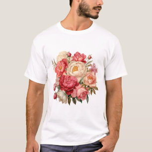 T-shirt Conception de bouquet unique pour les amoureux du