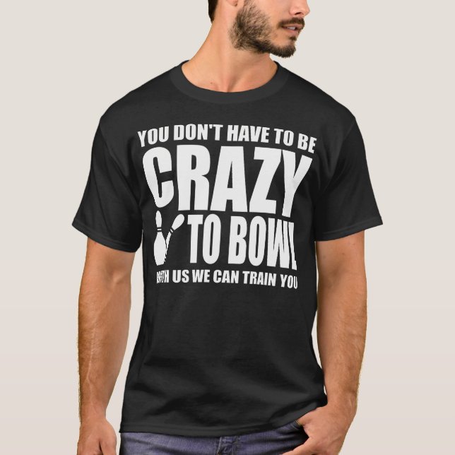 T-shirt Conception de bowling amusante pour amateur de bow (Devant)