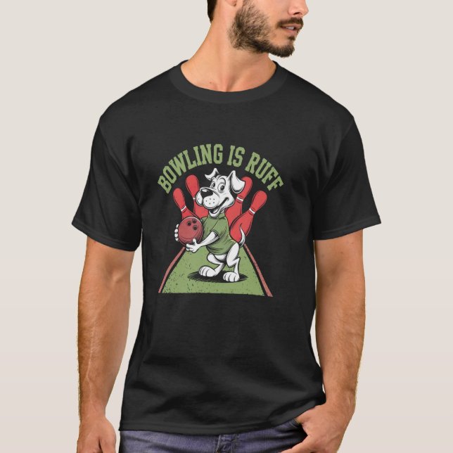 T-shirt Conception de bowling amusante pour les amateurs d (Devant)