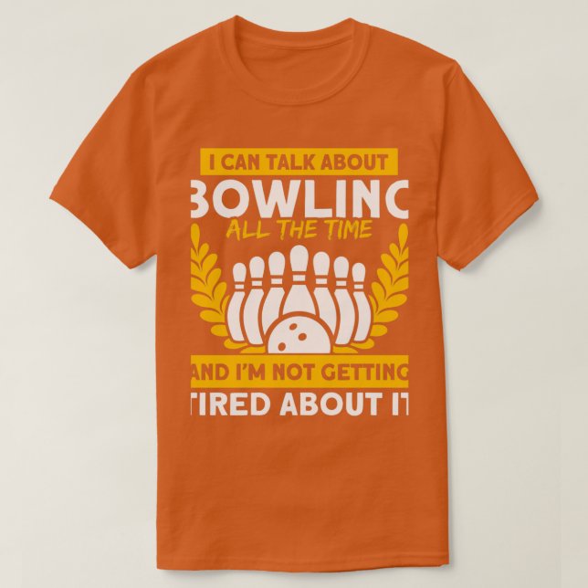 T-shirt Conception de Bowling pour Bowling Joueur de Bowli (Design devant)